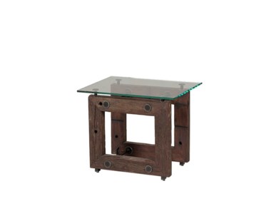 Teddy Side Table - With Glass